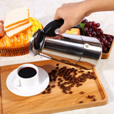 Stainless Steel Percolator Moka Pot Coffee Maker Stove Home Office Use (450ml) In Australia - Darrahopens