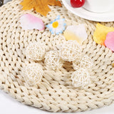 20Pcs Decorative Rattan Balls Ornaments Wedding Christmas Birthday Party Decorations (White) In Australia - Darrahopens