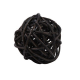 20Pcs Decorative Rattan Balls Ornaments Wedding Christmas Birthday Party Decorations (Black) In Australia - Darrahopens