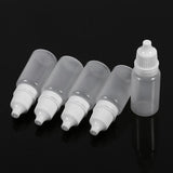 50PCS 10ml Volume Empty Plastic Squeezable Bottles Eye Liquid Container Dropper