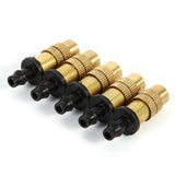 5pcs Adjustable Brass Misting Spray Nozzle Atomizing Sprinkler For Garden Watering Irrigation In Australia - Darrahopens