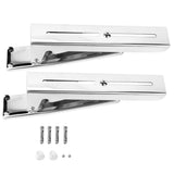 2x Kitchen Stainless Steel Microwave Oven Bracket Sturdy Foldable Stretch Wall Mount Rack Shelf In Australia - Darrahopens