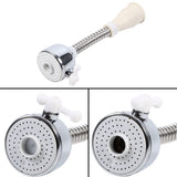 Kitchen Adjustable Water Saving Tap Hose Faucet Aerator Diffuser 360° Swivel Nozzle Spout