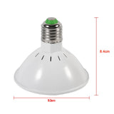 24W 200-LED Plant Grow Light E27 Hydroponic Flower Veg Growing Lamps 85~265V