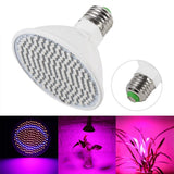 24W 200-LED Plant Grow Light E27 Hydroponic Flower Veg Growing Lamps 85~265V