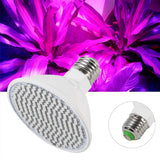 24W 200-LED Plant Grow Light E27 Hydroponic Flower Veg Growing Lamps 85~265V