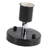E27 Modern Vintage Ceiling Light Wall Mounted Lamp Bulb Holder Socket 180° Rotating Black