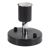 E27 Modern Vintage Ceiling Light Wall Mounted Lamp Bulb Holder Socket 180° Rotating Black