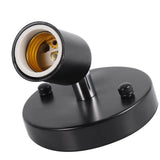 E27 Modern Vintage Ceiling Light Wall Mounted Lamp Bulb Holder Socket 180° Rotating Black In Australia - Darrahopens