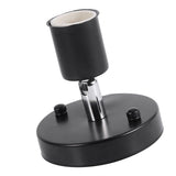 E27 Modern Vintage Ceiling Light Wall Mounted Lamp Bulb Holder Socket 180° Rotating Black