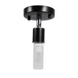 E27 Modern Vintage Ceiling Light Wall Mounted Lamp Bulb Holder Socket 180° Rotating Black