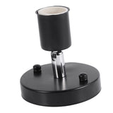 E27 Modern Vintage Ceiling Light Wall Mounted Lamp Bulb Holder Socket 180° Rotating Black