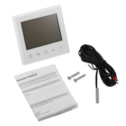 Digital Touch Screen LCD Programmable Thermostat Intelligent Temperature Controller White In Australia - Darrahopens