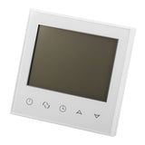 Digital Touch Screen LCD Programmable Thermostat Intelligent Temperature Controller White