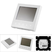 Digital Touch Screen LCD Programmable Thermostat Intelligent Temperature Controller White