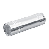 Battery Operated Bright Cool LED Light Poultry Egg Candler Tester Lamp Incubator (Silver)