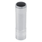 Battery Operated Bright Cool LED Light Poultry Egg Candler Tester Lamp Incubator (Silver)