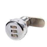 3 Digit Code Combination Cam Cabinet Silver Stainless Steel Convenient Password Security Coded Lock #2