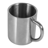 Portable Student Stainless Steel Double Wall Mug Travel Camping Coffee Tea Milk Cup Durable