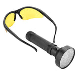 UV Flashlight Pet Stain Urine Detector Bright 100 LEDs Blacklight Torch with UV Sunglasses for In Australia - Darrahopens