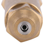 Solid Brass Construction Diesel Heavy Oil Waste Fuel Burner Nozzle 2.0mm Bore Diameter