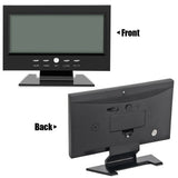 LCD Digital Sound Sensor Table Desk Alarm Clock with Calendar and Temp Display Black In Australia - Darrahopens