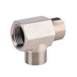 Toilet Bidet Attachments Hot/Cold Water Diverter Valve T Shape Adapter Flexible Hose Kit