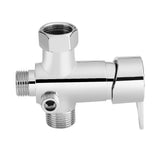 Toilet Bidet Attachments Hot/Cold Water Diverter Valve T Shape Adapter Flexible Hose Kit