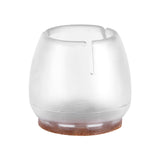 16Pcs Transparent PVC Table Chair Furniture Leg Non Slip Foot Cap Cups Cover Floor Protector M In Australia - Darrahopens
