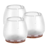 16Pcs Transparent PVC Table Chair Furniture Leg Non Slip Foot Cap Cups Cover Floor Protector M In Australia - Darrahopens