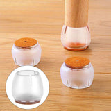 16Pcs Transparent PVC Table Chair Furniture Leg Non Slip Foot Cap Cups Cover Floor Protector M In Australia - Darrahopens