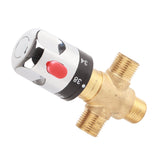 Brass Thermostatic Mixing Valve Water Temperature Pipe Basin Thermostat Control