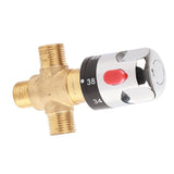 Brass Thermostatic Mixing Valve Water Temperature Pipe Basin Thermostat Control