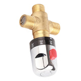 Brass Thermostatic Mixing Valve Water Temperature Pipe Basin Thermostat Control