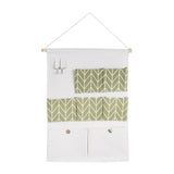 7 Pockets Cotton Linen Wall Hanging Storage Bags Door Pouch Bedroom Home Organizer Green In Australia - Darrahopens