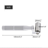 40mm Stainless Steel Flat Pressure Roller Wallpaper Apply DIY Hand Roller Plate Tool
