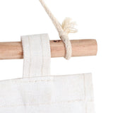 3Layer Linen Storage Bag Wardrobe Hanging Bag Wall Pouch Toys