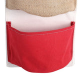 3Layer Linen Storage Bag Wardrobe Hanging Bag Wall Pouch Toys
