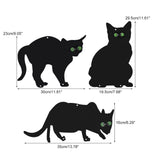 3 x Mental Scarers Cats Stop Pest Control Get Rid Pests Garden Scarer