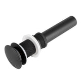 Kitchen Bathroom Basin Sink Solid Brass Popup Drain Stopper Black