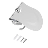 1PC Polished Bathroom Toilet Roll Paper Holder Rack Wall Mounted Tissue Cover Silver In Australia - Darrahopens
