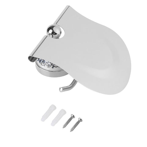 1PC Polished Bathroom Toilet Roll Paper Holder Rack Wall Mounted Tissue Cover Silver In Australia - Darrahopens