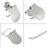 1PC Polished Bathroom Toilet Roll Paper Holder Rack Wall Mounted Tissue Cover Silver In Australia - Darrahopens