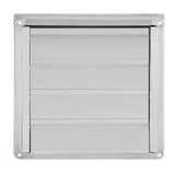 95mm Stainless Steel Wall Air Vent Square Tumble Dryer Extractor Fan Outlet In Australia - Darrahopens