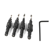 1/4inch Hex Shank HSS Drill Bits Fast Change #6 #8 #10 #12 Countersink Woodworking Tool In Australia - Darrahopens