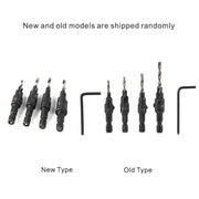 1/4inch Hex Shank HSS Drill Bits Fast Change #6 #8 #10 #12 Countersink Woodworking Tool