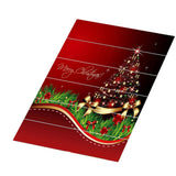 3D Christmas Decorative Stairs Decal Stairway Stickers Family Decor Waterproof #Christmas Tower