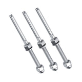 10pcs Stainless Steel Threaded Tensioner Stud Ends for 1/8" Cable Railing System