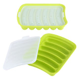 Silicone Sausage Hot Dog Making Mold With 6 Cavity DIY Cake Baking Kitchen Tools Green