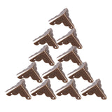 12pcs Wooden Box Jewelry Gift Case Corner Decorative Protectors Iron Edge Cover Guard Bronze In Australia - Darrahopens